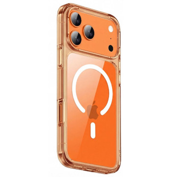 Чехол Gurdini Alba Series с поддержкой MagSafe для iPhone 17 Pro Max (Оранжевый)