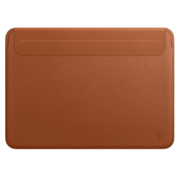 Чехол-конверт Wiwu Skin Pro 2 для Macbook 13.3" экокожа (Коричневый)