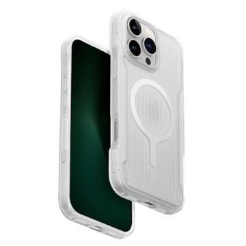 Чехол Uniq Combat Active для iPhone 16 Pro с поддержкой MagSafe (Прозрачный матовый)
