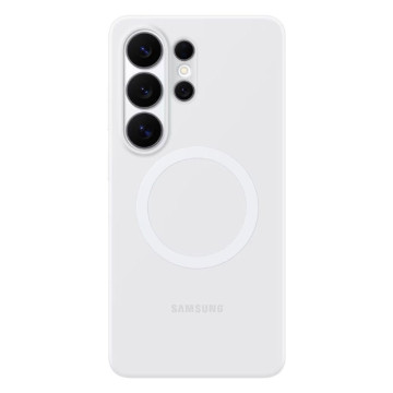 Чехол Samsung Silicone Magnet Case с поддержкой MagSafe для Samsung Galaxy S26 Ultra (Белый)