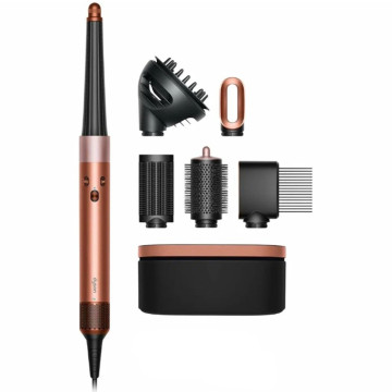 Стайлер Dyson Airwrap i.d. Long HS08 для кудрявых волос (Curly+Coily), цвет: янтарный шелк (Amber Silk) вилка EU