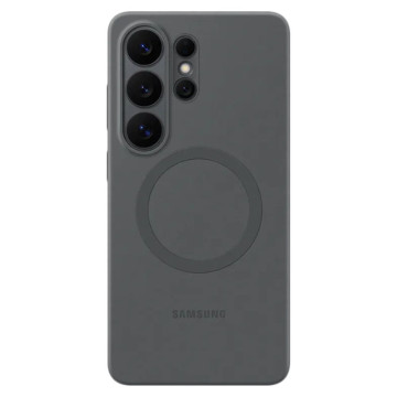 Чехол Samsung Silicone Magnet Case с поддержкой MagSafe для Samsung Galaxy S26 Ultra (Черный)