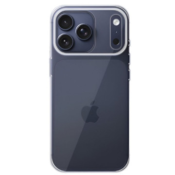 Чехол силиконовый для Apple iPhone 17 Pro плотный (Прозрачный)