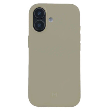 Чехол Magssory Silicone Case с поддержкой MagSafe для iPhone 17 (Бежевый)