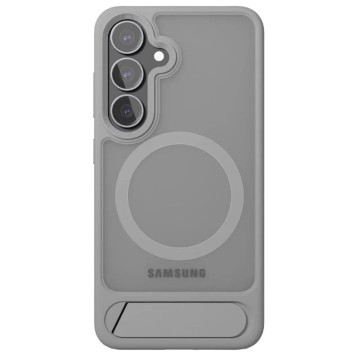 Чехол защитный VLP Reels Case с поддержкой MagSafe для Samsung Galaxy S25 (Серый)