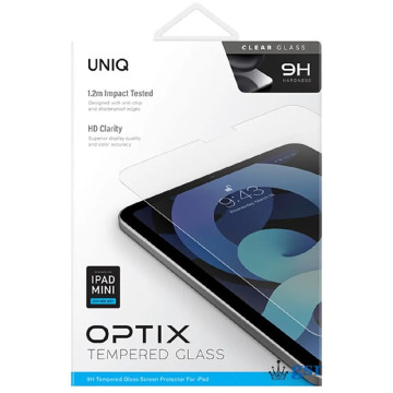 Защитное стекло Uniq OPTIX CLEAR Glass для iPad mini (2021/2024) (Прозрачное)
