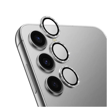 Защитное стекло Uniq OPTIX Aluminium на линзы камер для Samsung Galaxy S24+ (Белое)