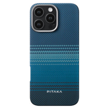 Чехол Pitaka Tactile Woven для iPhone 16 Pro, цвет: восход Луны (Moonrise)