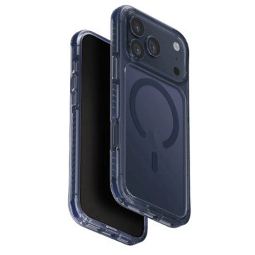 Чехол Uniq Combat с поддержкой MagSafe для iPhone 17 Pro Max (Синий)