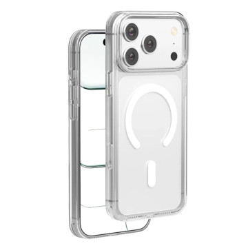 Чехол JUST USE Slim Protect с поддержкой MagSafe для iPhone 17 Pro Max (Прозрачный)