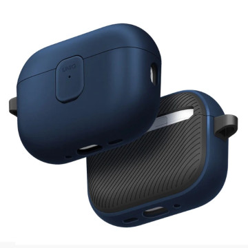Чехол Uniq Clyde для AirPods Pro 3 (Синий/Темно серый)