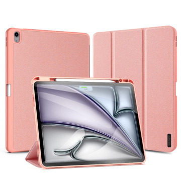 Чехол Dux ducis Domo Series для iPad Air 13 с отсеком для стилуса (Розовый песок)