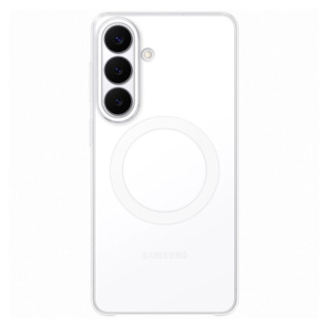 Чехол Samsung Clear Magnet Case с поддержкой MagSafe для Samsung Galaxy S26+ (Прозрачный)