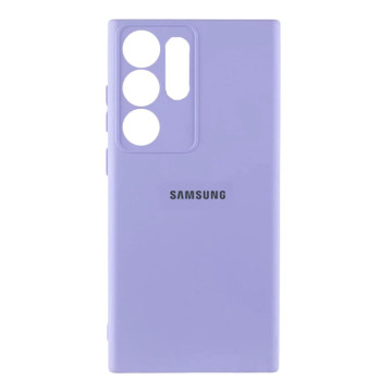 Чехол силиконовый для Samsung Galaxy S25 Ultra (Лавандовый)