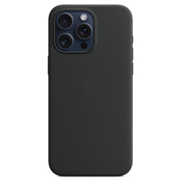 Чехол Тор силиконовый с поддержкой MagSafe для iPhone 15 Pro (Черный)