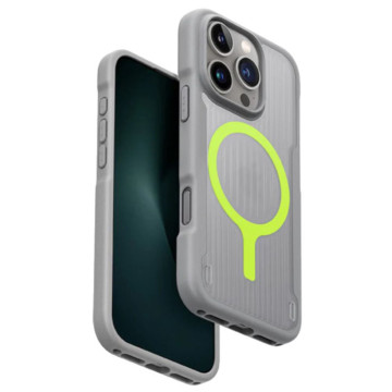 Чехол Uniq Combat Active с поддержкой MagSafe для iPhone 16 Pro Max (Серый)
