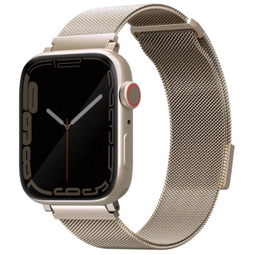 Ремешок Uniq Dante для Apple Watch 42/41/40/38 мм металлический миланский сетчатый (Сияющая звезда)