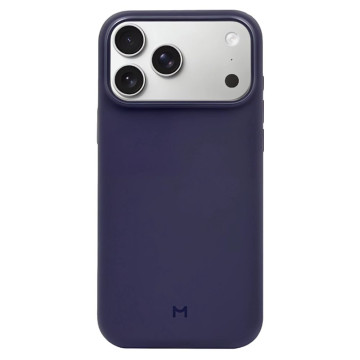 Чехол Magssory Silicone Case с поддержкой MagSafe для iPhone 17 Pro Max (Фиолетовый)