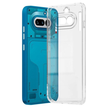 Чехол силиконовый для Nothing Phone (4a) (Прозрачный)