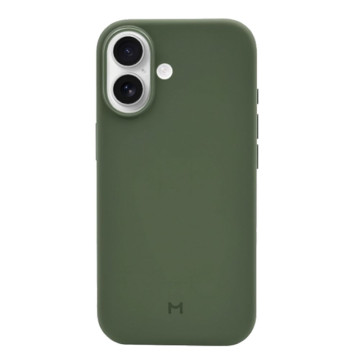 Чехол Magssory Silicone Case с поддержкой MagSafe для iPhone 17 (Зеленый)