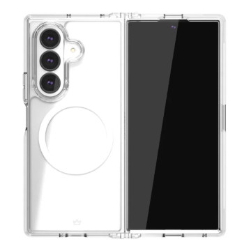 Чехол защитный VLP Crystal Case с поддержкой MagSafe для Samsung Z Fold 7 (Прозрачный)
