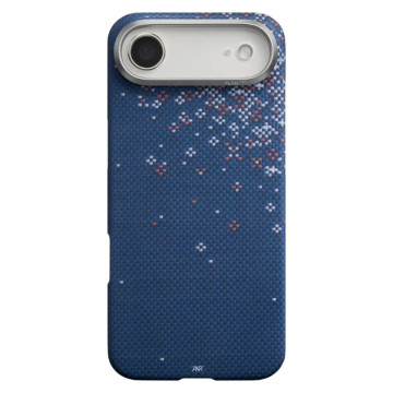 Чехол Pitaka Ultra-Slim Case Sakura Hours для iPhone Air, цвет: синие сумерки (Nightfall Blue)