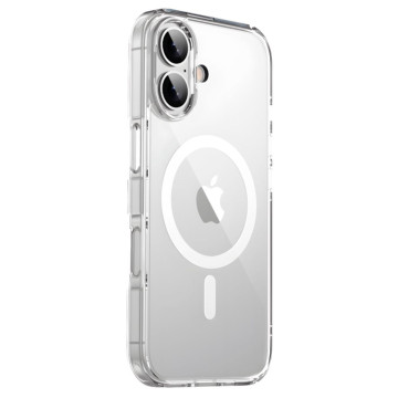 Чехол Gurdini Alba Series с поддержкой MagSafe для iPhone 17 (Прозрачный)