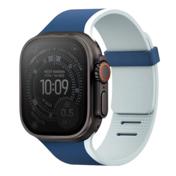 Ремешок Uniq Revix IV для Apple Watch 49/46/45/44 мм (Синий/Голубой)