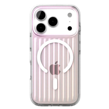 Чехол защитный VLP Pulse Case с поддержкой MagSafe для iPhone 17 Pro (Перламутровый)