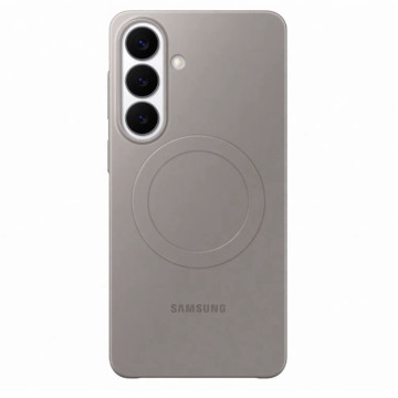 Чехол Samsung Slim Magnet Case с поддержкой MagSafe для Samsung Galaxy S26 (Серый)