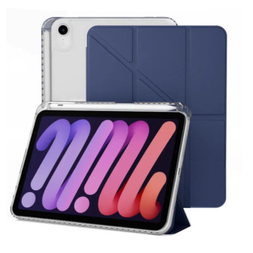 Чехол книжка Gurdini Origami для iPad mini (2021/2024) (Темно-синий)
