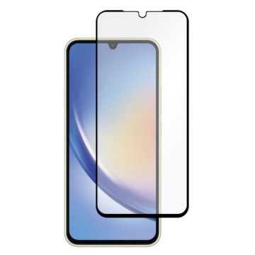 Защитное стекло для Samsung Galaxy A34 (С черной рамкой)