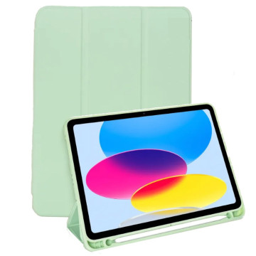 Чехол книжка Gurdini Milano для iPad 10.9"/iPad 11" с отсеком для стилуса (pen slot) (Фисташковый)