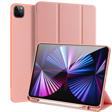 Чехол Dux ducis Domo Series для iPad Pro 12.9/iPad Air 13 с отсеком для стилуса (Розовый песок)