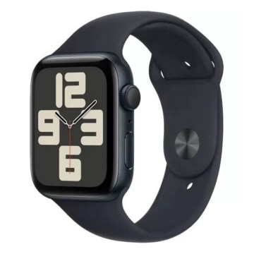 Часы Apple Watch SE 2 (2024) 40 мм, корпус алюминий черная ночь (Midnight Aluminium), ремешок Sport Band, цвет: черная ночь (Midnight), размер: S/M