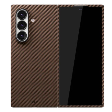 Чехол защитный VLP Kevlar Case с поддержкой MagSafe для Samsung Galaxy Z Fold 7 (Коричневый)