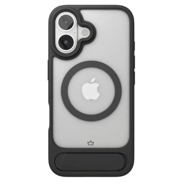 Чехол защитный VLP Reels Case с поддержкой MagSafe для iPhone 16 (Черный)