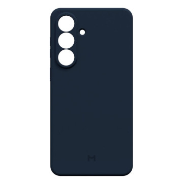 Чехол силиконовый Magssory с поддержкой MagSafe для Samsung Galaxy S26 (Синий)