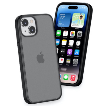 Чехол Gurdini Shockproof для iPhone 15 противоударный (Черный)