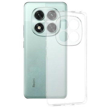 Чехол силиконовый для Xiaomi Redmi Note 14 Pro 5G (Прозрачный)