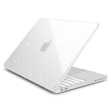 Накладка Gurdini для MacBook Neo 13" (Прозрачная с блестками)