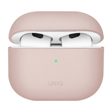 Чехол Uniq LINOдля Airpods 3 силиконовый (Розовый)