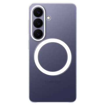 Чехол Samsung Clear Magnet Case с поддержкой MagSafe для Samsung Galaxy S26 (Прозрачный)