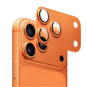 Защитное стекло Wiwu на блок камер для iPhone 17 Pro (Оранжевое)
