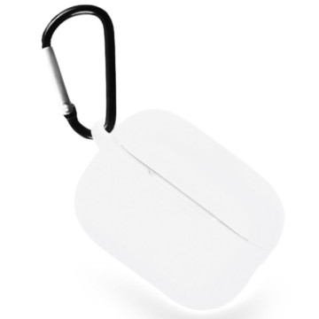 Чехол Gurdini с карабином, покрытие софт-тач для Airpods Pro 3 (Полупрозрачный)