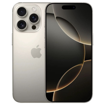 Телефон Apple iPhone 16 Pro 128 ГБ, цвет: натуральный титан (Natural Titanium) (Уценка)