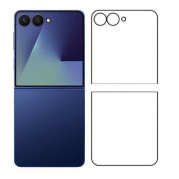 Защитная пленка для внешнего экрана Samsung Galaxy Z Flip7, 2в1 (Матовая)