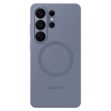Чехол Samsung Silicone Magnet Case с поддержкой MagSafe для Samsung Galaxy S26 Ultra (Сине-фиолетовый)