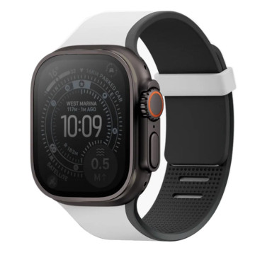 Ремешок Uniq Revix IV для Apple Watch 49/46/45/44 мм (Туманно-серый/Черный)