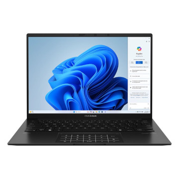 Ноутбук Asus Zenbook 14 (AMD Ryzen AI 5 430, 16/1 ТБ SSD, DOS, RU) цвет: Черный (Black) (UM3406GA-QD118) 2 года гарантии
